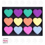 کوکتل پدیکور مدل Heart بسته 12 عددی ژبن پلاس Jabon Plus - تصویر 2