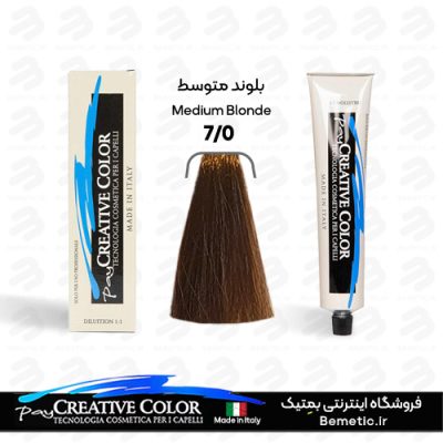 رنگ مو 7 طبیعی کریتیو